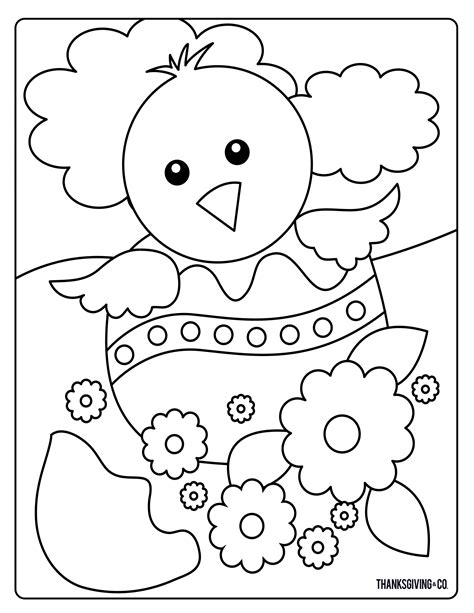 free printable toddler easter coloring pages